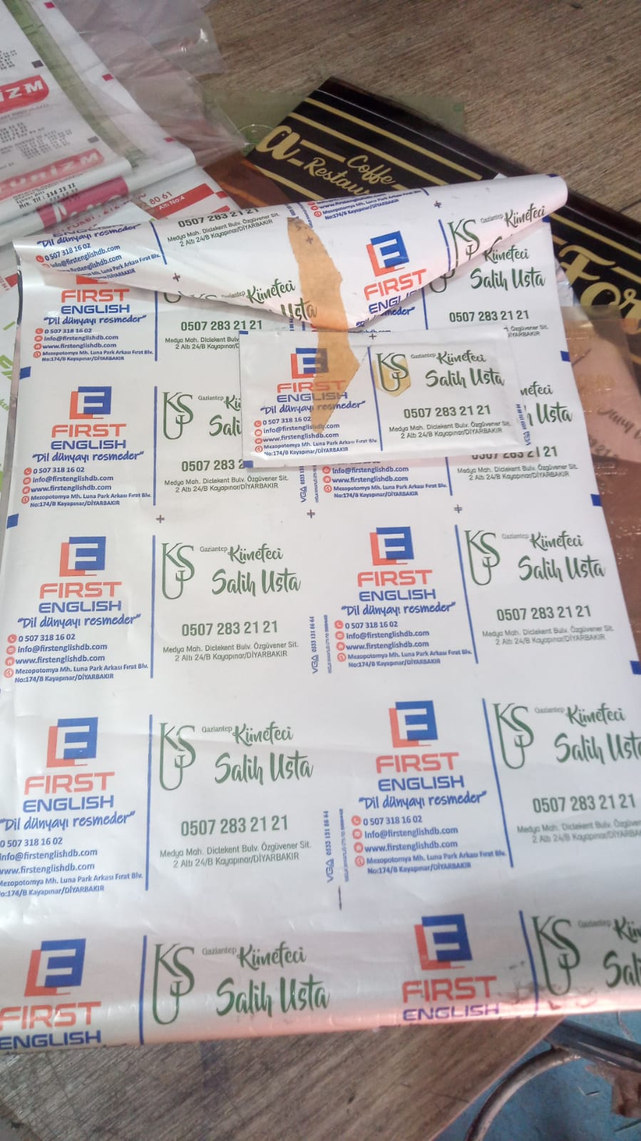 First English - Künefeci Salih Usta 